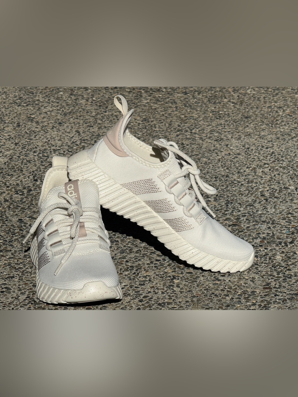 Adidas Kaptir Flow Cloudfoam Sneakers Off White Wonder Beige Women 11